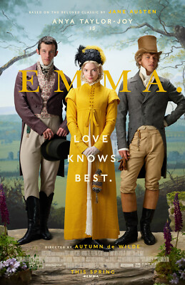 BB1344 Emma Film By Autumn de Wilde 2020 Movie Poster 11x17