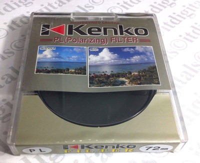 Kenko 72mm PL Polarizer Polarizing Polar Lens Filter High Quality 72 mm Genuine