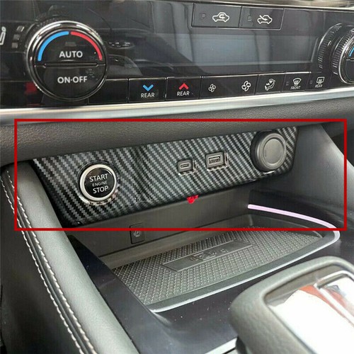 Cubierta de encendedor de cigarrillos negro fibra de carbono para Nissan Qashqai 2023 2024 - Imagen 7 de 7
