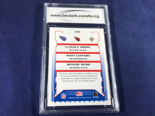 G2-29 USC TROJANS 2006 SCORE #330 BCCG GRADED MINT 10 - Picture 4 of 5
