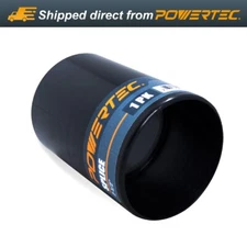 POWERTEC 2-1/4?? Adapter Union & 2-1/2" Hose Splice, Black (70181)