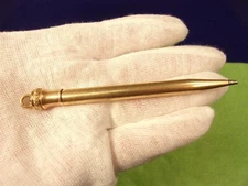 VERY NICE OLDER VTG ANTIQUE ROSE GOLD FILLED 4" MECHANICAL PENCIL WAHL EVERSHARP
