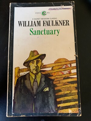 Sanctuary by William Faulkner (1968 , Paperback) 1st Signet