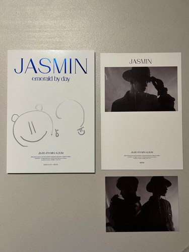 JBJ95 Sanggyun signed Jasmin album emerald by day ver - Picture 2 of 3