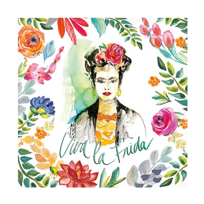 'Fridas Flower Fancy I' Canvas Art by Kristy Rice