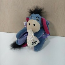 DISNEY STORE SUGAR PLUM FAIRY EEYORE 7" DISNEY BEAN BAG PLUSH TOY