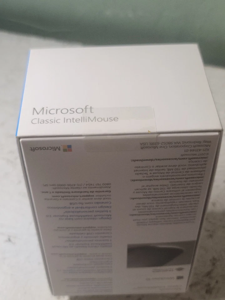 Microsoft Classic IntelliMouse 1833 Blue rack Technology 3-Customizable Buttons - Image 4 of 4