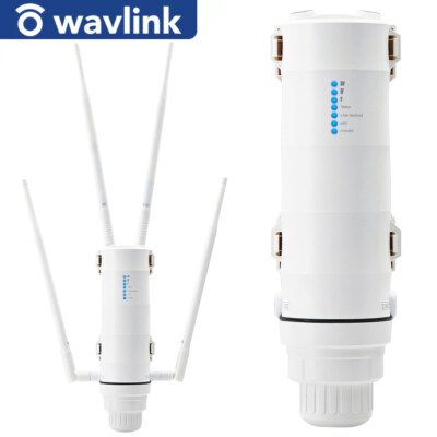 Wavlink AC1200 Outdoor WLAN Extender Dualband WiFi Repeater Long Range AP IP65