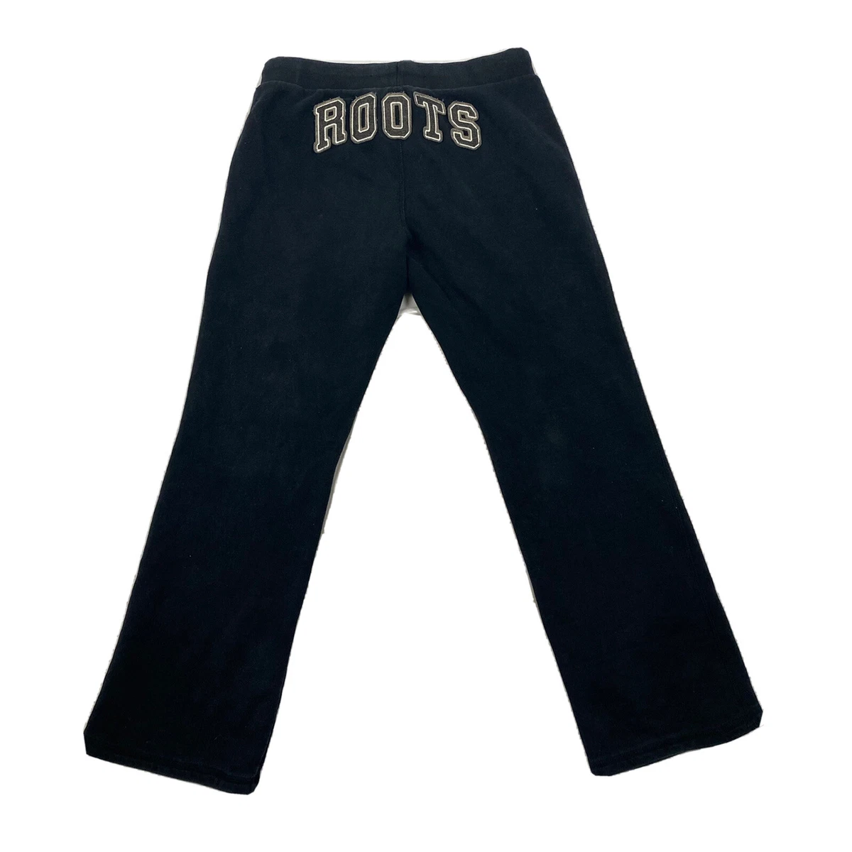 ROOTS 73 Athletics Black Wide Leg Sweatpants Women’s Size M Retail $90