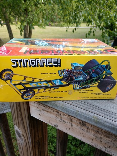 NEW AMT Stingaree Custom Dragster Plastic 1:25 Scale Model Kit AMT 1259 - Picture 4 of 7