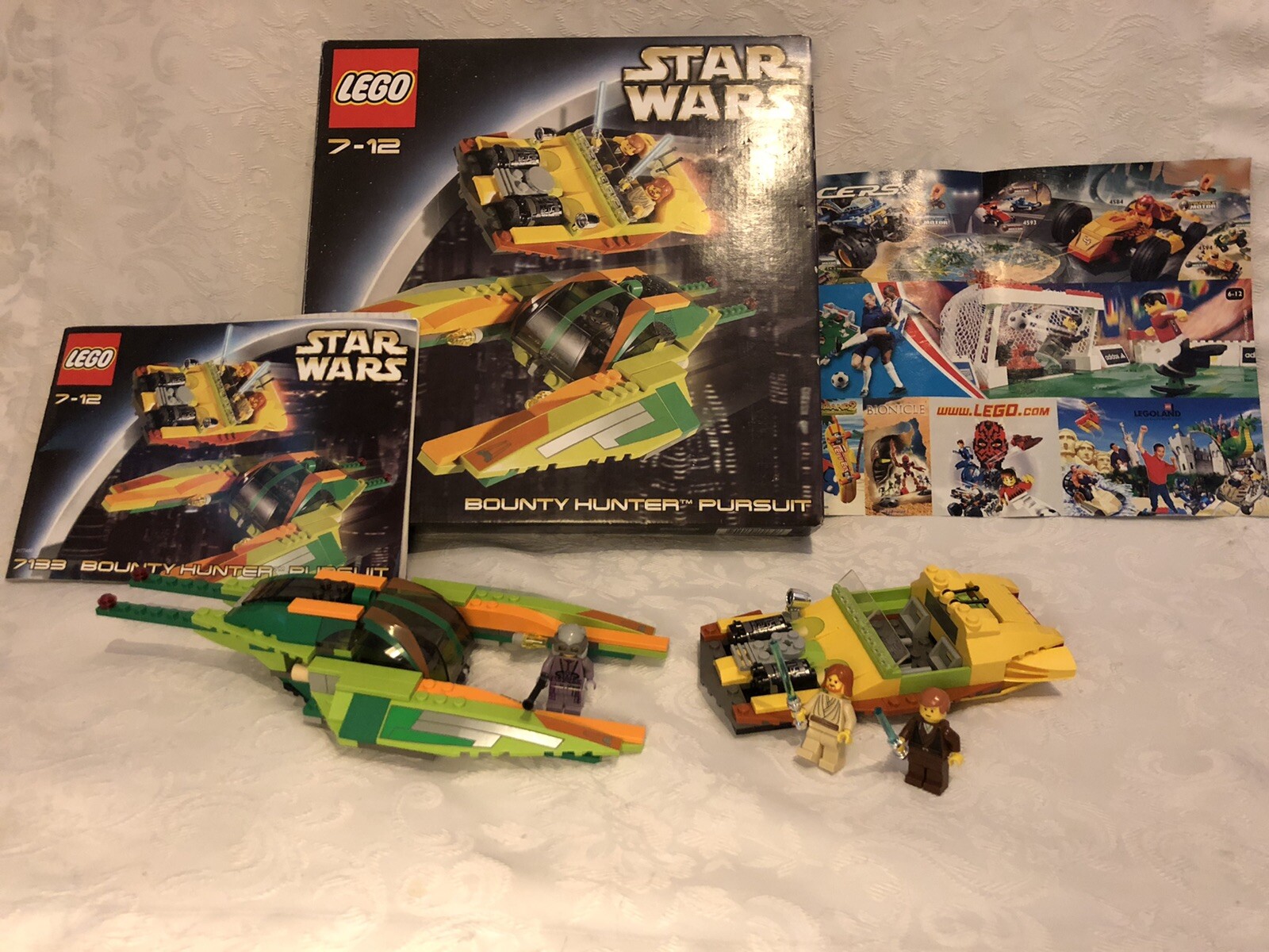 Kpl Hunter Bounty 7133 Wars Star Lego Anleitung Figuren Top