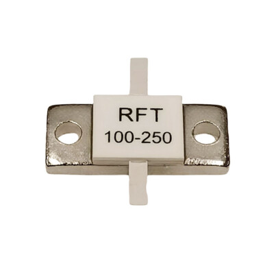 1PC RFT100-250RM2510 flanged double lead 100 ohm 250W RF resistor
