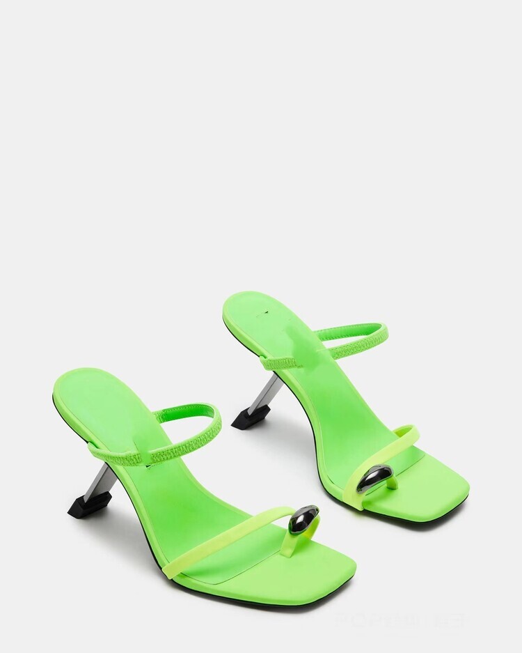 PANTOFOLA D’ORO Scarpe sandali donna moda sexy clip punta tacco alto perizoma scarpe muli nuove con etichette