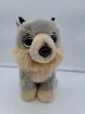 Adventure Planet Big Sparkle Eyes - Wolf-Super Soft 7" Plush Toy Stuffed Animal