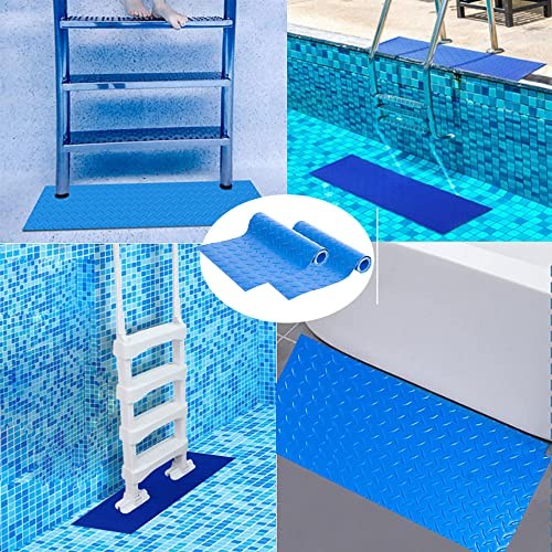 2 Rolls Swimming Pool Ladder Mat, 9"x36"Swimming Pool Ladder Mat Protective - Picture 5 of 7