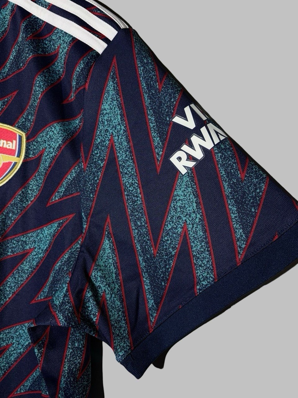 NWT Adidas Arsenal London 2021/22 Third Football Shirt Soccer Jersey AOP Sz 2XL thumbnail 10