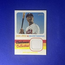 2020 Topps Heritage - Clubhouse Collection Relics Ozzie Albies #CCR-OA (MEM)