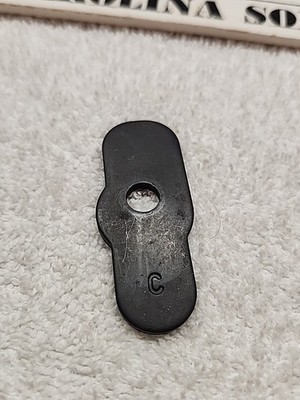 Vintage Rifle Part Steel Retainer Plate Spring  C  Marked Unknown Model