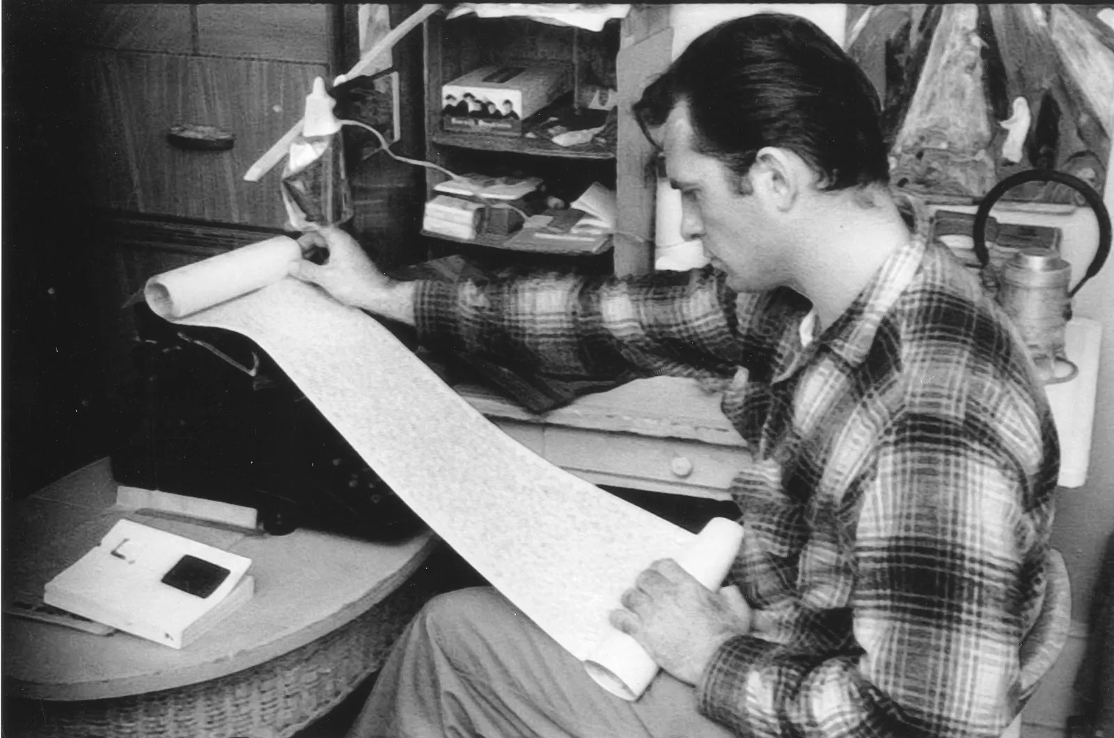 Jack Kerouac Reading The Manuscript 4x6 Picture Celebrity Print