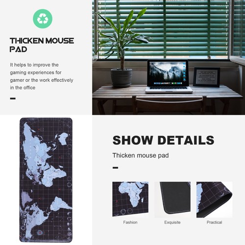 Verdickte -Pad Büro Computer-Mauspad Für Den Haushalt Tastatur-Pad - 第 10/12 張圖片