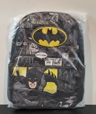 Bioworld DC Batman Youth 16" Hooded Backpack For Boy Black