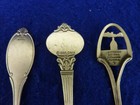 LOT 3 PEWTER SOUVENIR SPOON SAINT LOUIS GATEWAY WASHINGTON DC MOUNT VERNON DMA — photo 5
