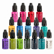 Radiant Colors Floral 16 Color Tattoo Ink Set - 1/2oz bottles