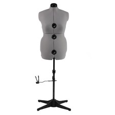 MNOXBCCO Dress Forms for Sewing, Grey Female Mannequin Size 12-18, Gray