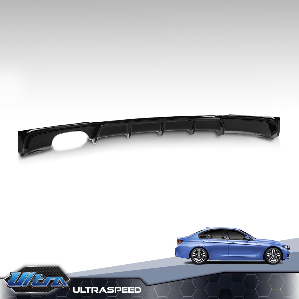 Gloss Black Rear Bumper Diffuser Fit for BMW 3 Series F30 F31 M-Sport 2012-2018