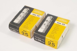 C14255~ MINOX FILM – 4 Cassettes x36exp Unopened 25ASA – Expired 1970s