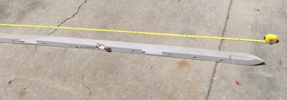 New NOS GM 1981-91 Chevy Suburban Rear Bumper Closeout OEM GM # 14022883 - Image 3 of 4