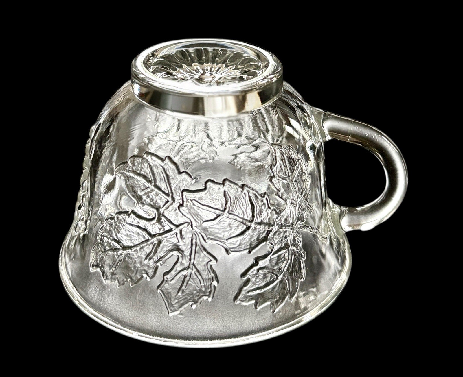 Vintage Indiana Glass Princess 25 Piece Crystal Punch Bowl Party Set Excellent