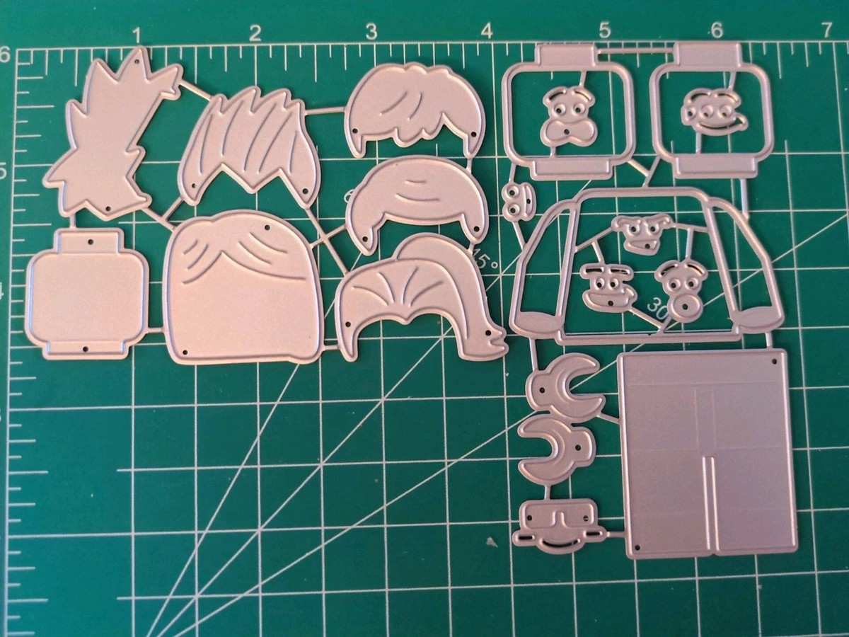 Metal Die Cut Tool 4 Sizzix LEGO figure Boy Girl Party Cupcake