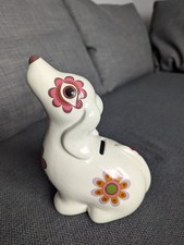 Retro Style Ceramic Dog Money Box, Lovely Condition,  21 Cms Tall
