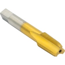 1/8-27 NPT Tap Pipe Thread, M35 Cobalt Steel, Extra Hard, NPT1/8-27 CO, Gold