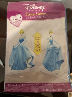 Disney Princess Scene Sitters Cinderella Add-Ons Two Princesses 4 Feet Tall