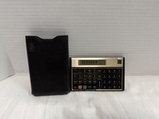 Hewlett Packard HP 12C Financial Calculator Original Case -Tested - Pre owned