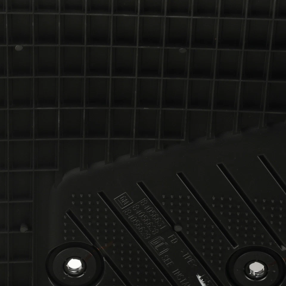 Forros de piso delanteros para todo clima genuinos GM 2015-2022 Chevrolet Colorado 84708369 Foto 4 de 4