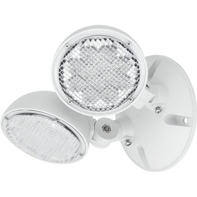 Progress Lighting PERHC-DB-OD-30 Double Head LED Flood Light for - White