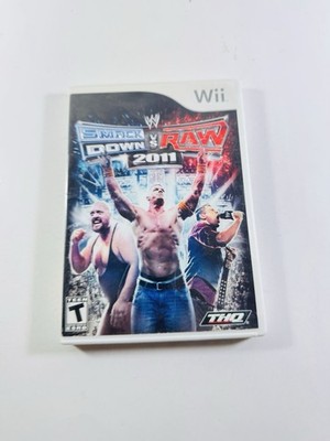 WWE SmackDown vs. Raw 2011 Nintendo Wii Game THQ Multiplayer Wrestling ML453