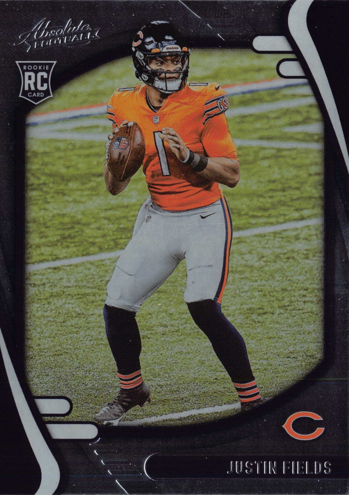 2021 Panini Absolute - Retail #108 Justin Fields Rookie