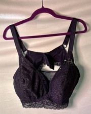 Ulla Popken Black Bra Size 48B NWT