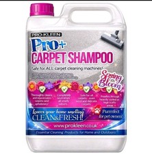Carpet Shampoo Cleaning Solution 5L Odour Pet Deodoriser Upholstery Cleaner Vax 3.40 per litre