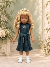 16  Sasha Doll Knitted Dress, Headband  2 Belts Set