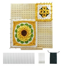 12.4 Inches Crochet Blocking Board with 40 Pins, blocking board