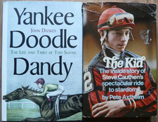 HORSERACING TOP AMERICAN JOCKEYS(2) 1st Edns Hardback *SLOAN *CAUTHEN-see photos