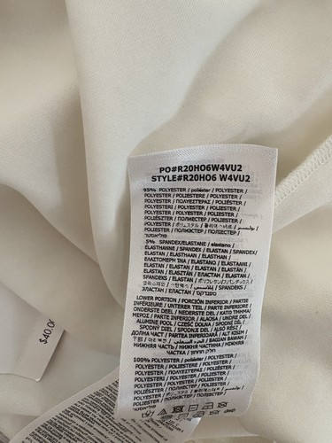 Body para mujer NUEVO CON ETIQUETAS ADIVINA L/S Kaitlynn fuera del hombro en blanco paloma talla L - Imagen 4 de 6