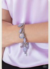 Paparazzi Jewelry Serendipitous Shimmer Silver Bracelet