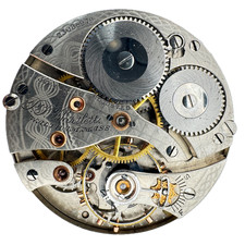Antique 16s 1919 Waltham 17j Mechanical Pocket Watch Movement P.S. Bartlett