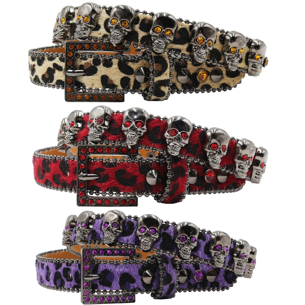Cintura Borchiata Punk Rock In Pelle PU, Accessorio Stile Gotico Per Donna E Uomo, Cintura Con Occhielli E Rivetti In Metallo, Regalo Trendy